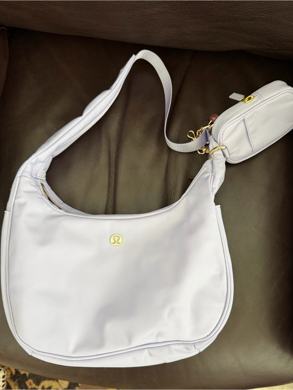 Lululemon | City Essentials 4L Shoulder Bag with Mini Pouch | Lavender Frost - Picture 5 of 5